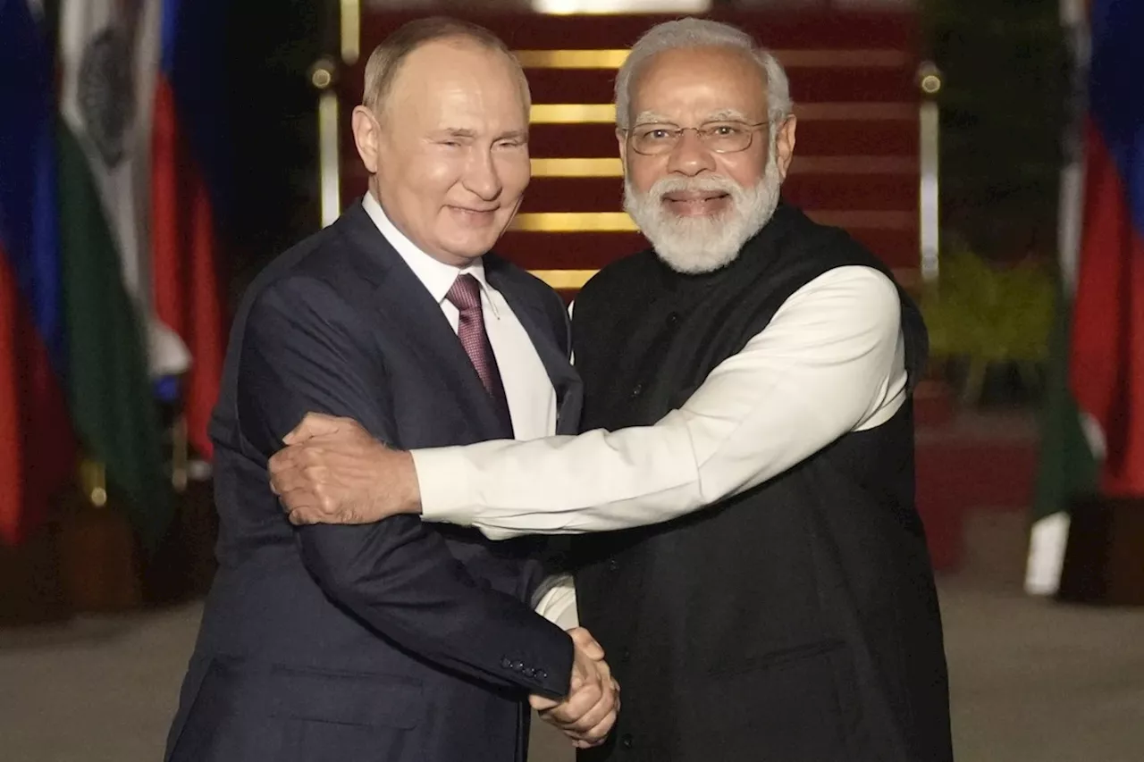 Indian prime minister arrives in Russia on his first visit since Moscow sent troops into Ukraine