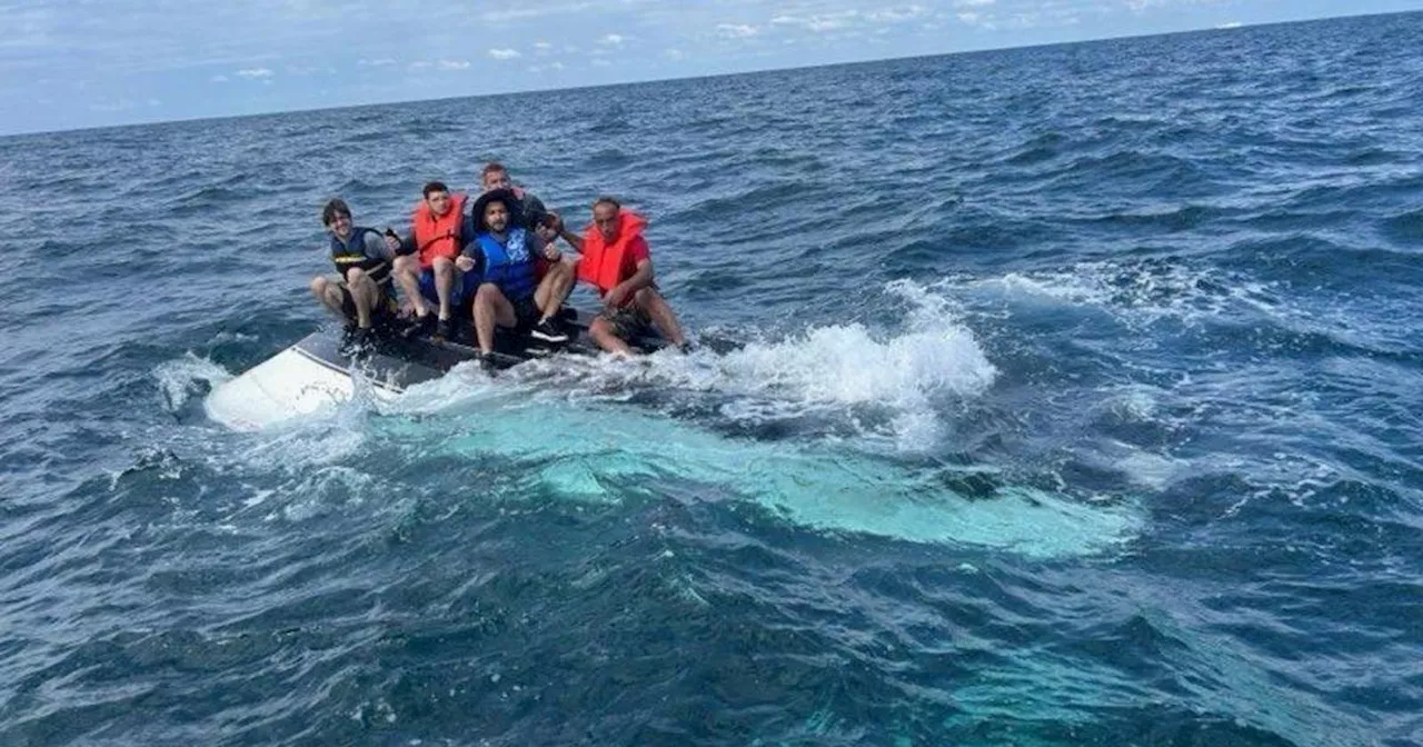 Coast Guard rescues 5 men after boat capsizes 11 miles off Florida coast