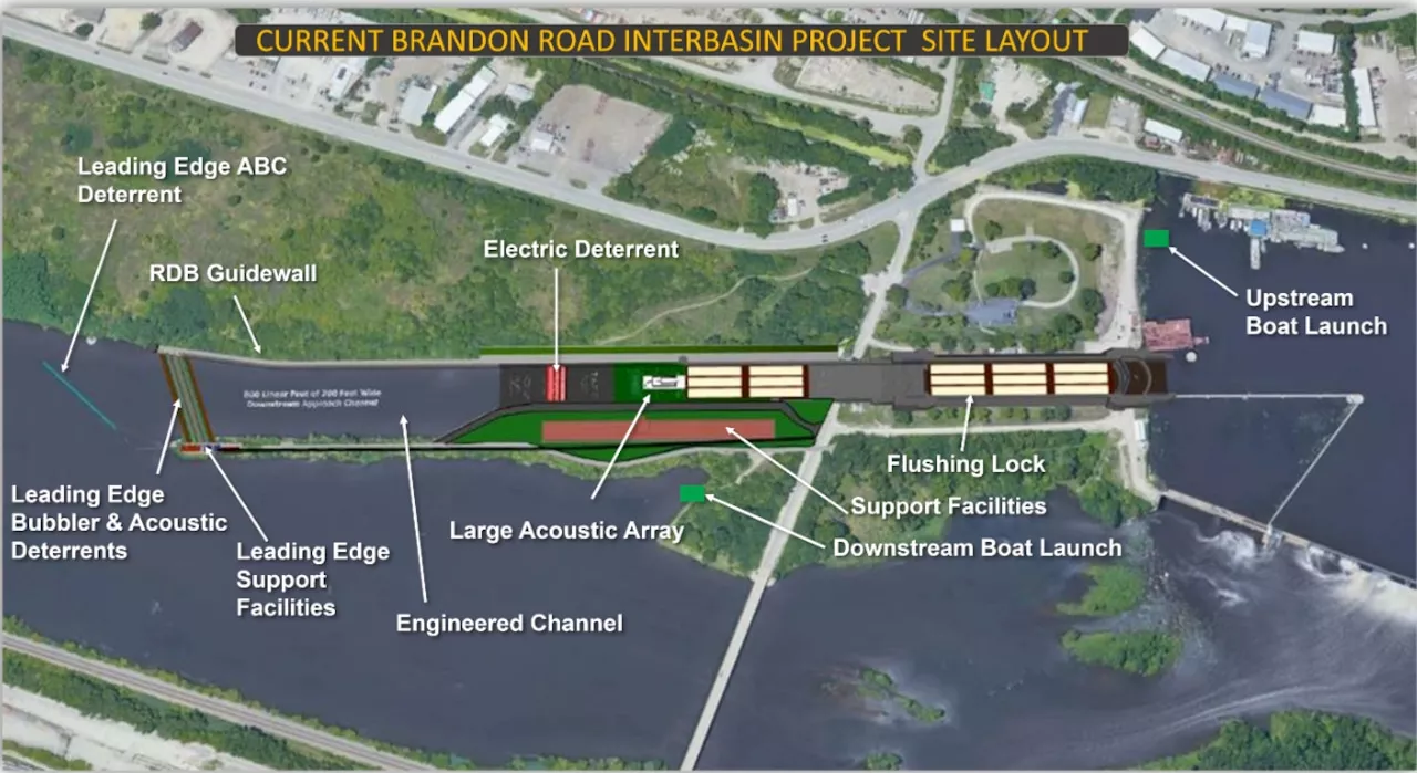 Chicago-area project to keep invasive carp out of the Great Lakes moving ahead with construction