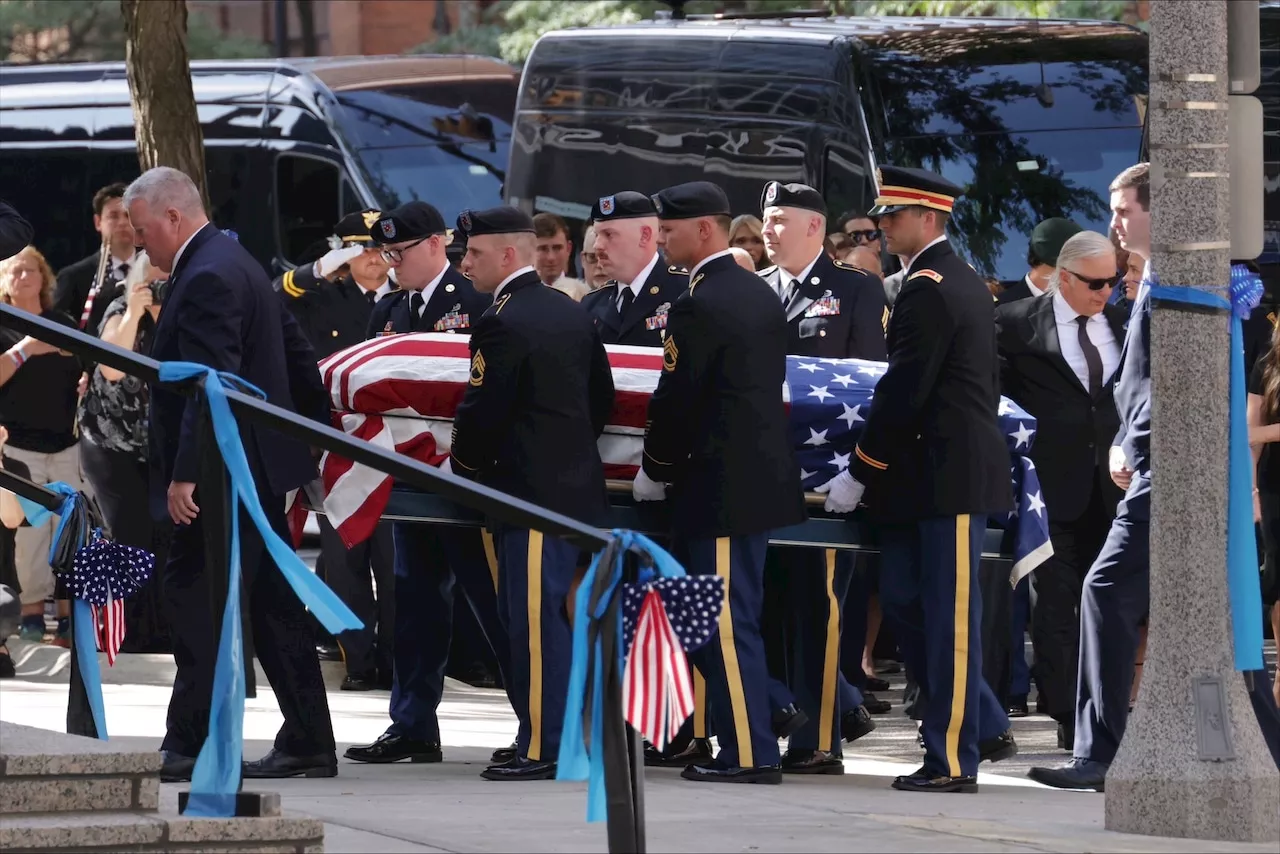 ‘Never forget Jamieson Ritter’: Mourners hail slain Cleveland officer as a hero