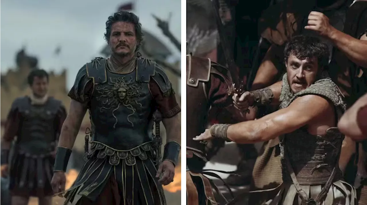 “Gladiador 2”: Pedro Pascal publica foto nos bastidores do filme com Paul Mescal