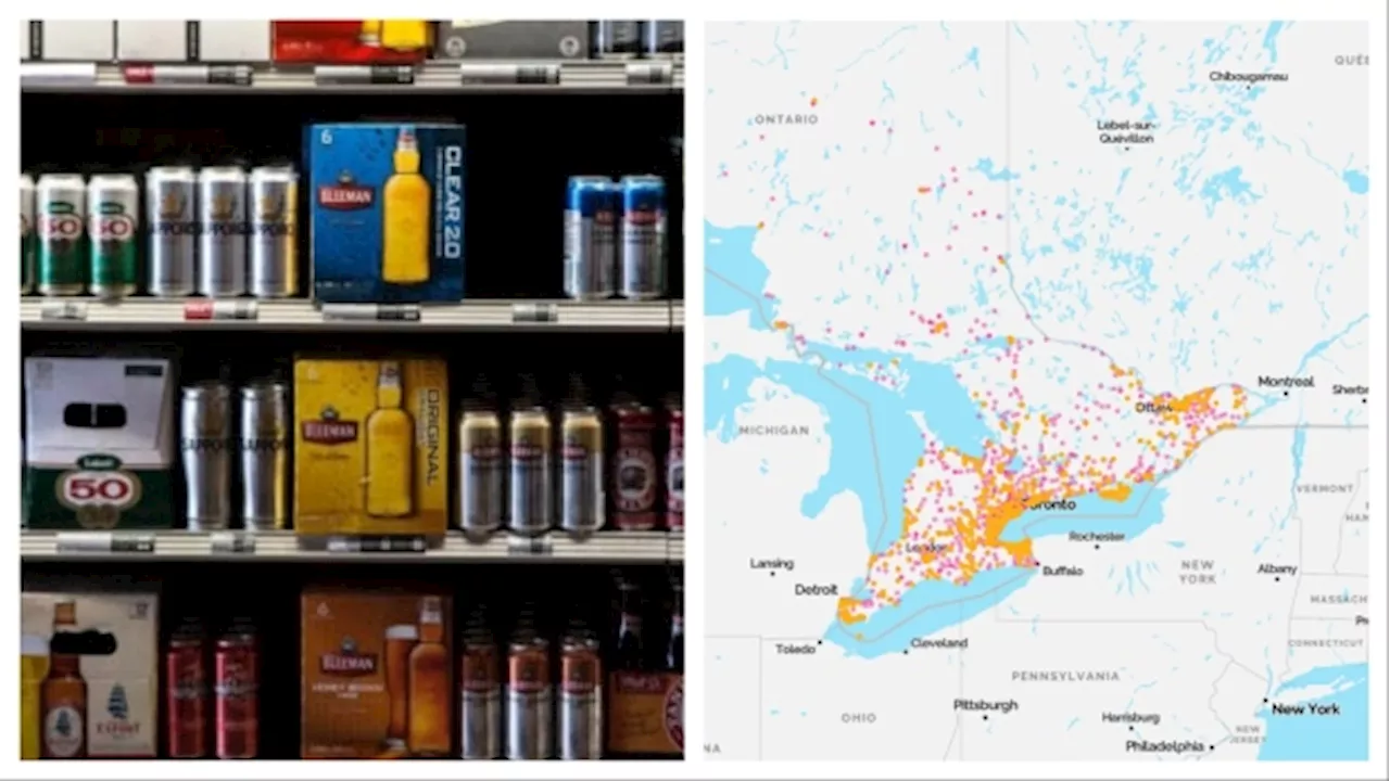 Ontario launches interactive map of retail locations selling alcohol during LCBO strike