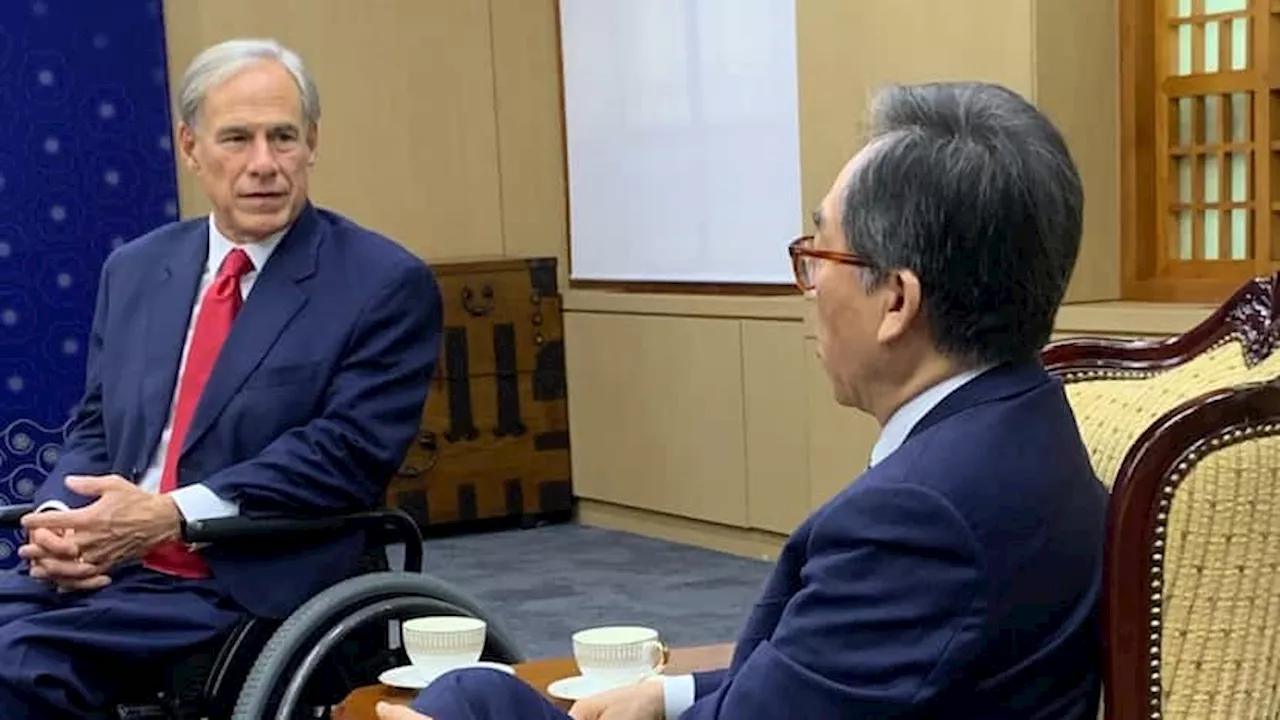 Greg Abbott’s South Korea trade talks veer into Trump, security, visas