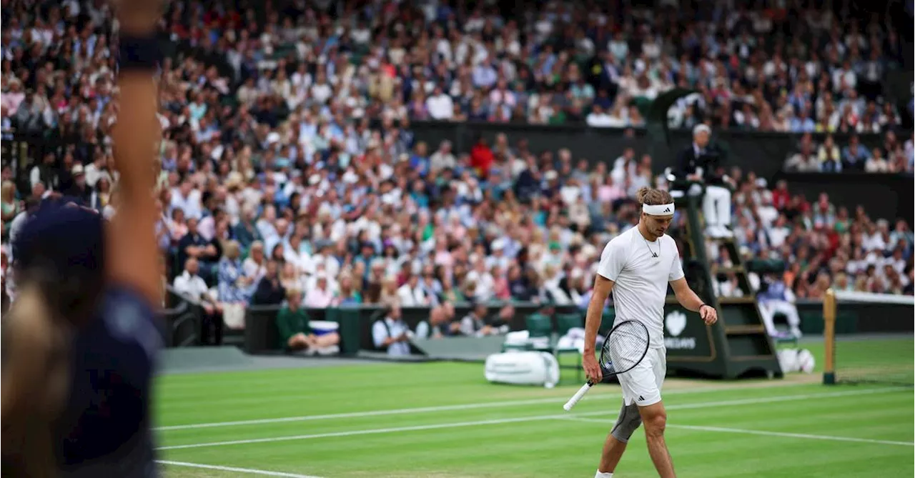 Zverev verpasst Wimbledon-Viertelfinale nach 2:0-Satzführung