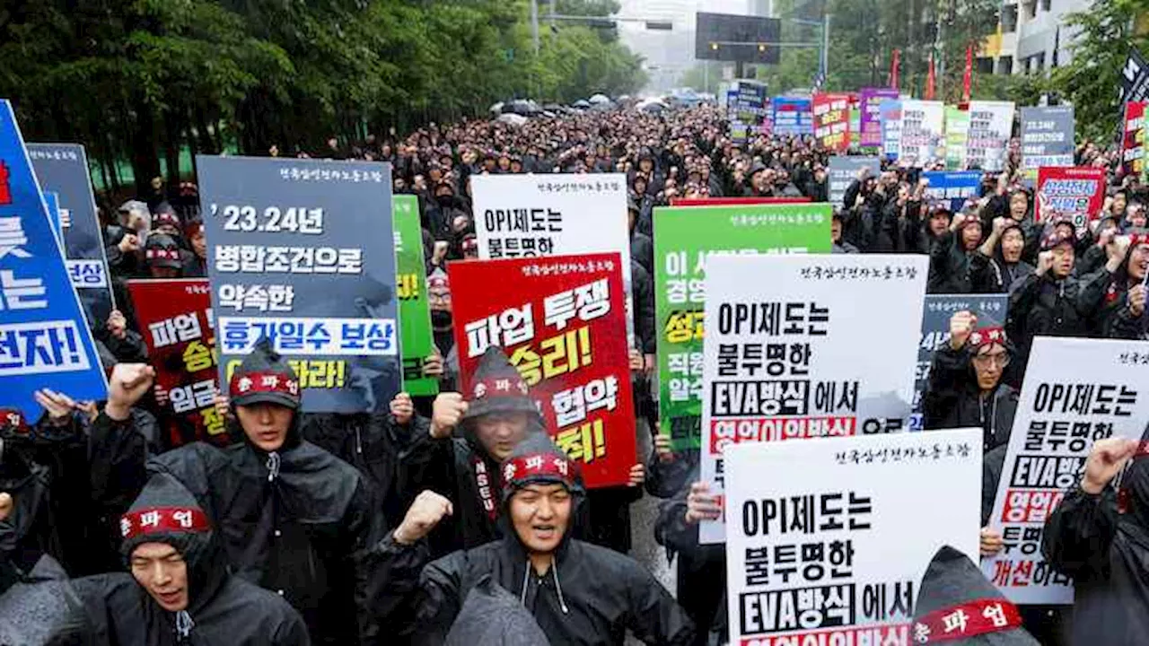 Samsung Electronics workers strike as union voice grows in South Korea