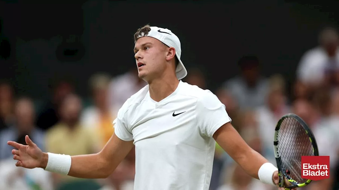 Holger Rune er ude af Wimbledon