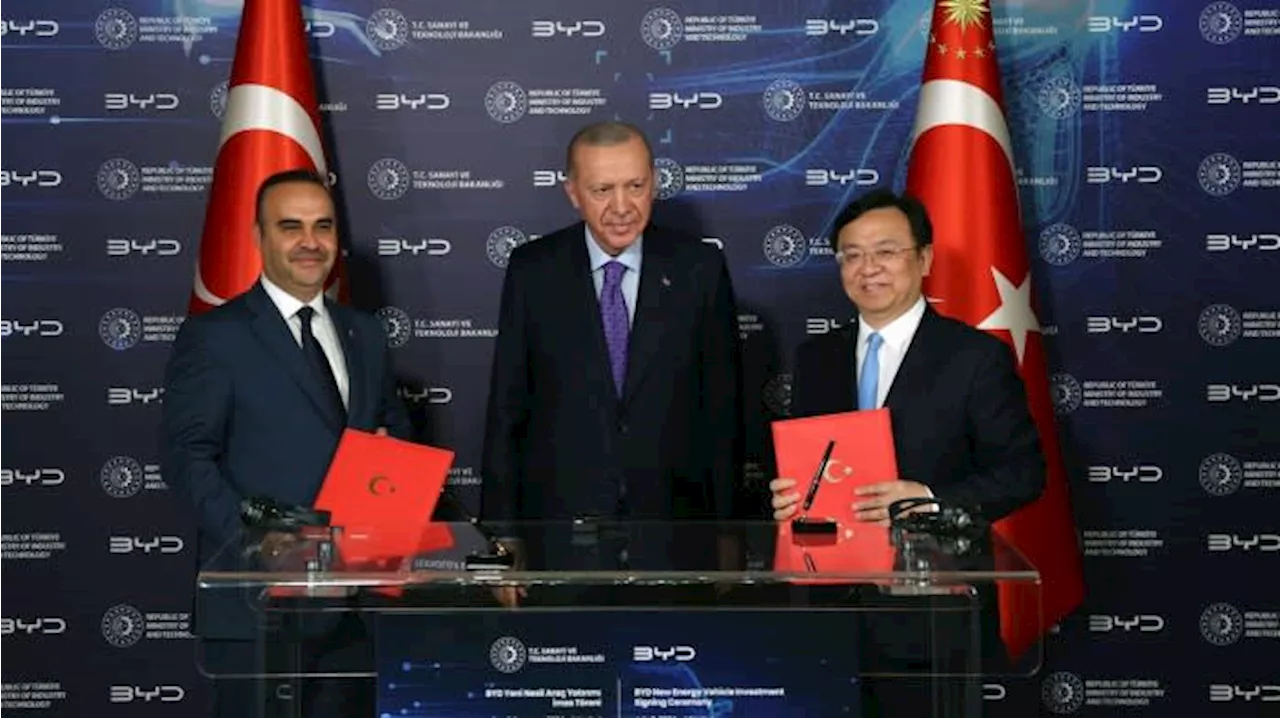 BYD agrees $1bn deal to build electric vehicle plant in Turkey