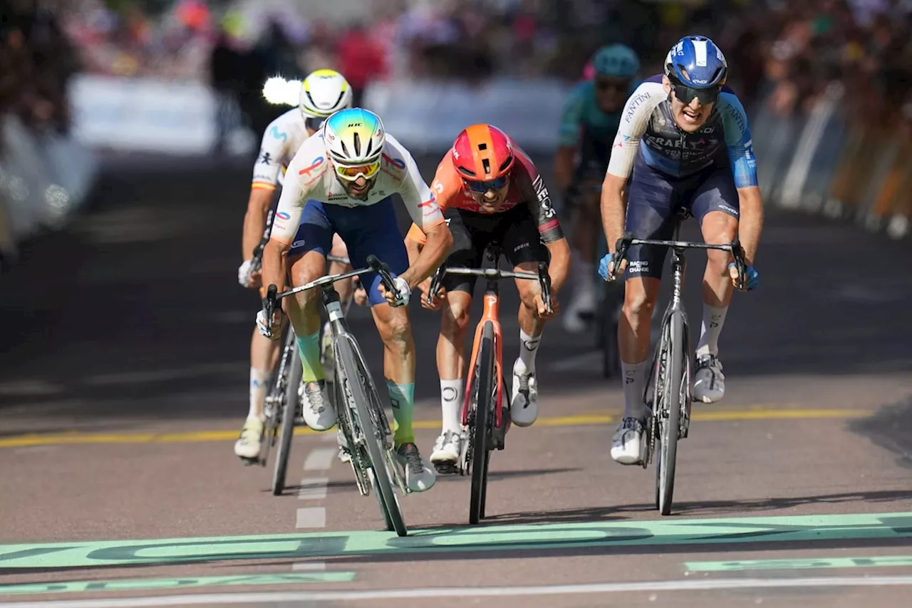 Canadian rider Derek Gee finishes third on tough Tour de France stage on gravel roads