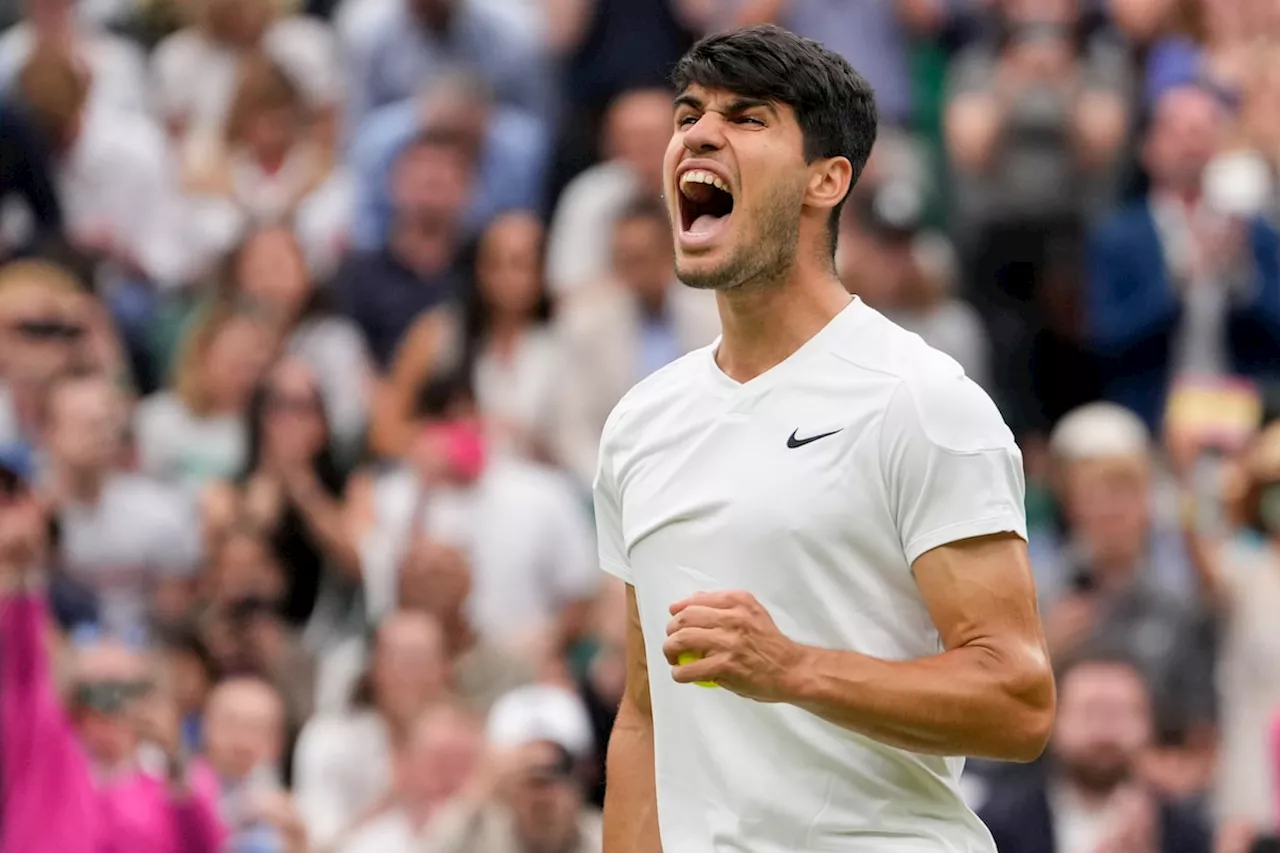 Carlos Alcaraz and Jannik Sinner reach the Wimbledon quarterfinals, Coco Gauff loses