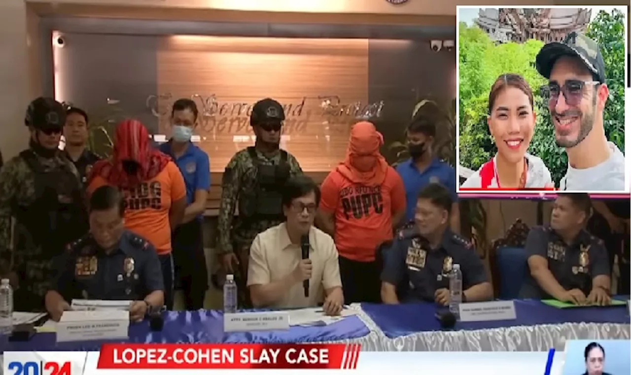 PNP: Pagpatay kina Geneva Lopez at Yitshak Cohen, planado; binaril sa kotse na nakitang sunog sa Capas, Tarlac