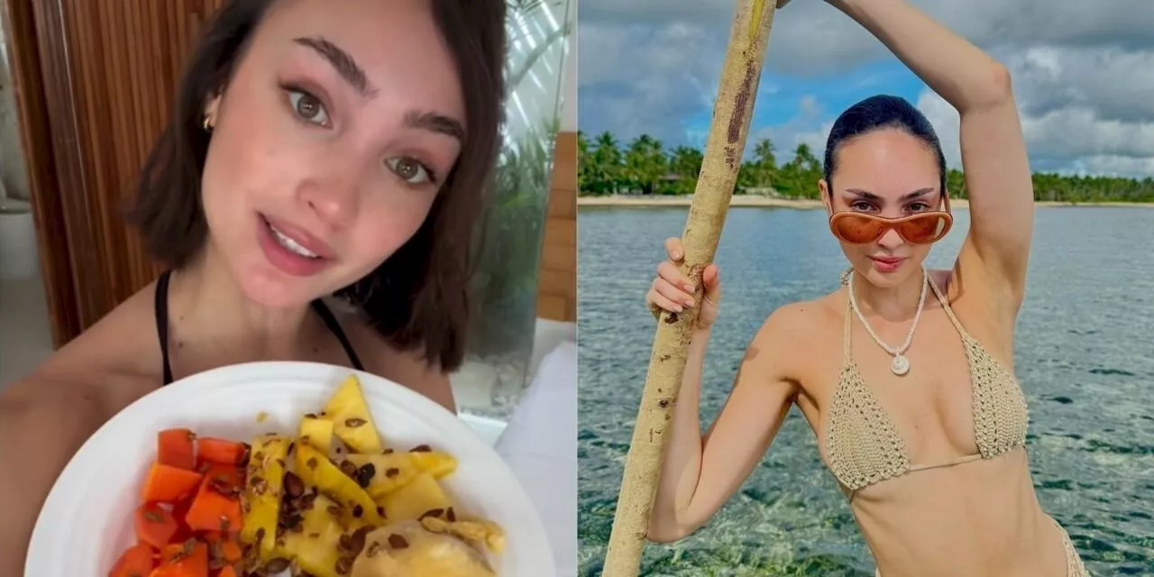 R'Bonney Gabriel tries out Siargao's local produce: 'Island fruits just hit different'