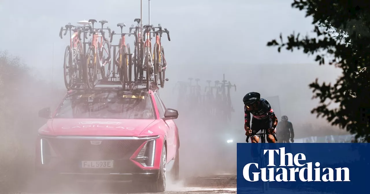 Dust and drama: my day on the Tour de France gravel in a pink Cadillac