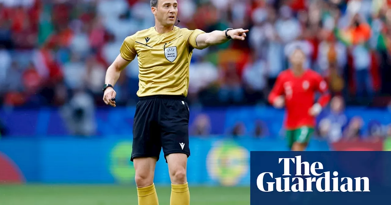 Uefa backs semi-final referee Felix Zwayer despite Jude Bellingham furore