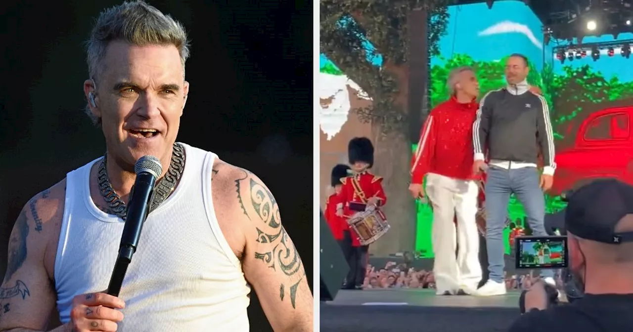 Robbie Williams And Danny Dyer's Hyde Park Duet Is A Surefire Cure To Your Monday Blues