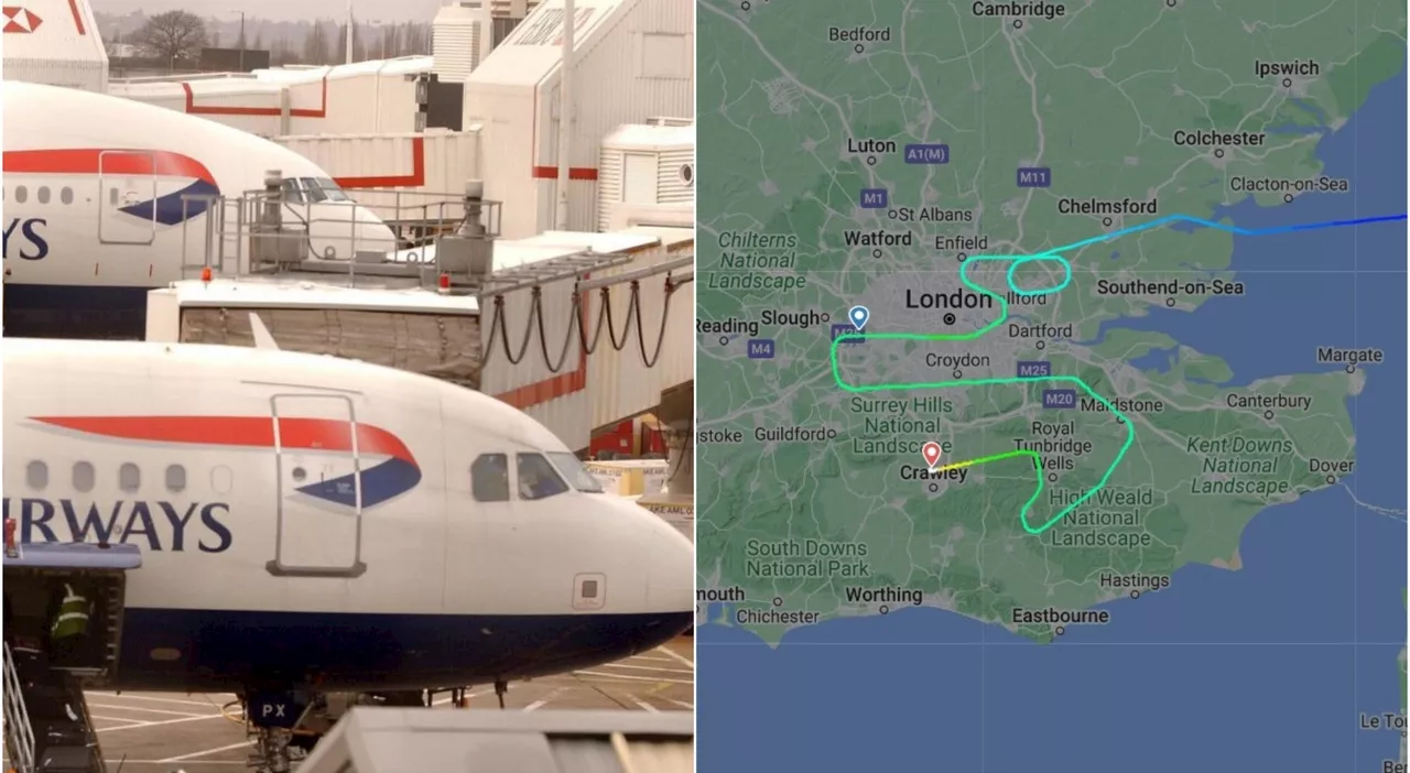 Aereo della British Airways diretto a Londra colpito da un fulmine in fase di atterraggio a Heathrow, dirottat