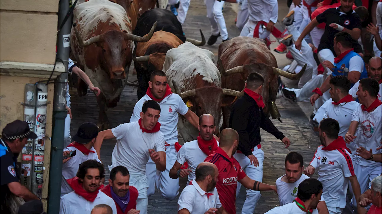 Un hombre, herido grave durante el segundo encierro de los Sanfermines