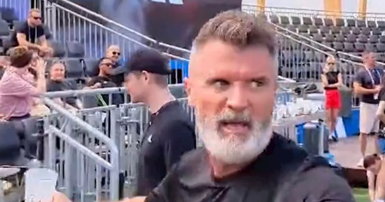 Roy Keane launches f-bomb filled tirade at Neville during 5-a-side match