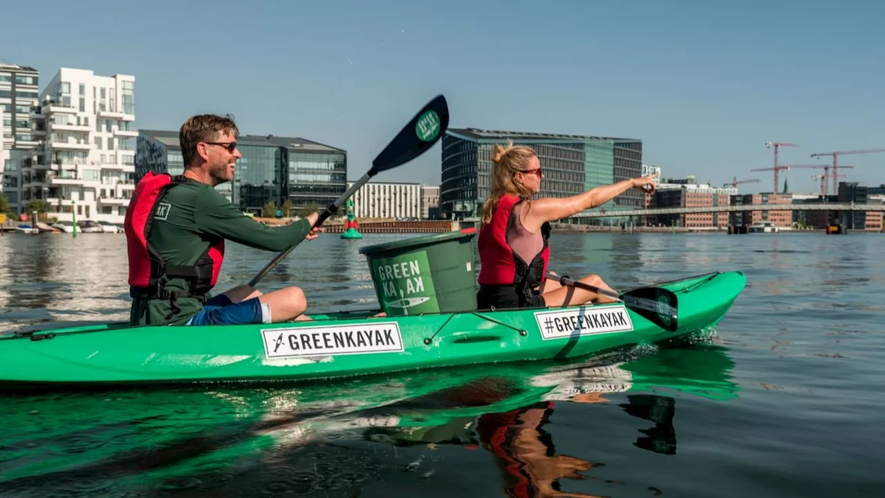 Copenhagen gives lunch, coffee and kayak rides tourists who litter pick and use public transport