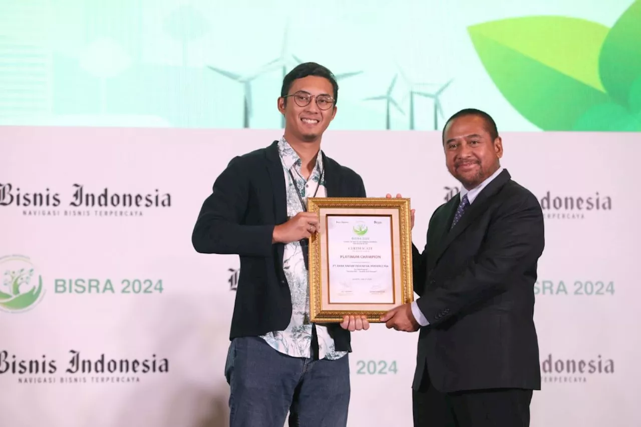 Konsisten Atasi Masalah Sampah, BRI Raih Penghargaan Platinum di BISRA Awards 2024