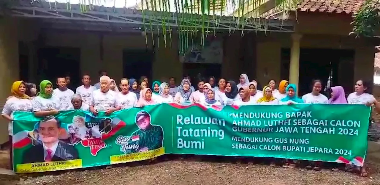 Ribuan Relawan Tataning Bumi Mendukung Irjen Ahmad Luthfi dan Gus Nurudin Amin