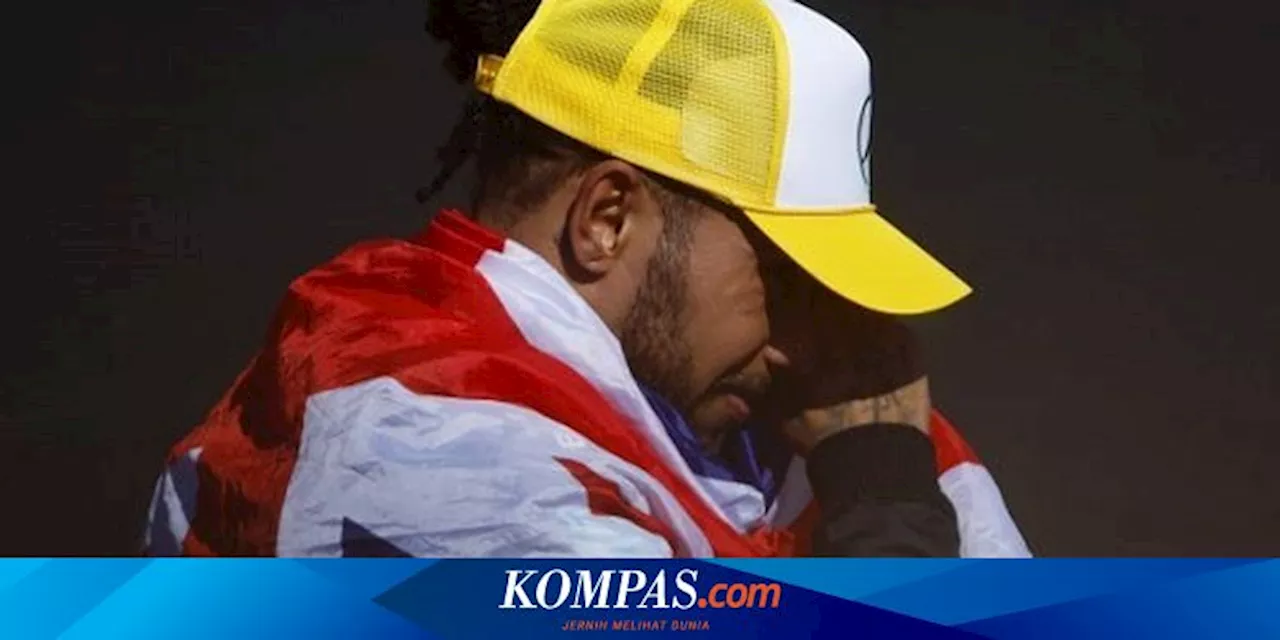 F1 GP Inggris 2024, Air Mata Lewis Hamilton Usai Akhiri Puasa Kemenangan 945 Hari