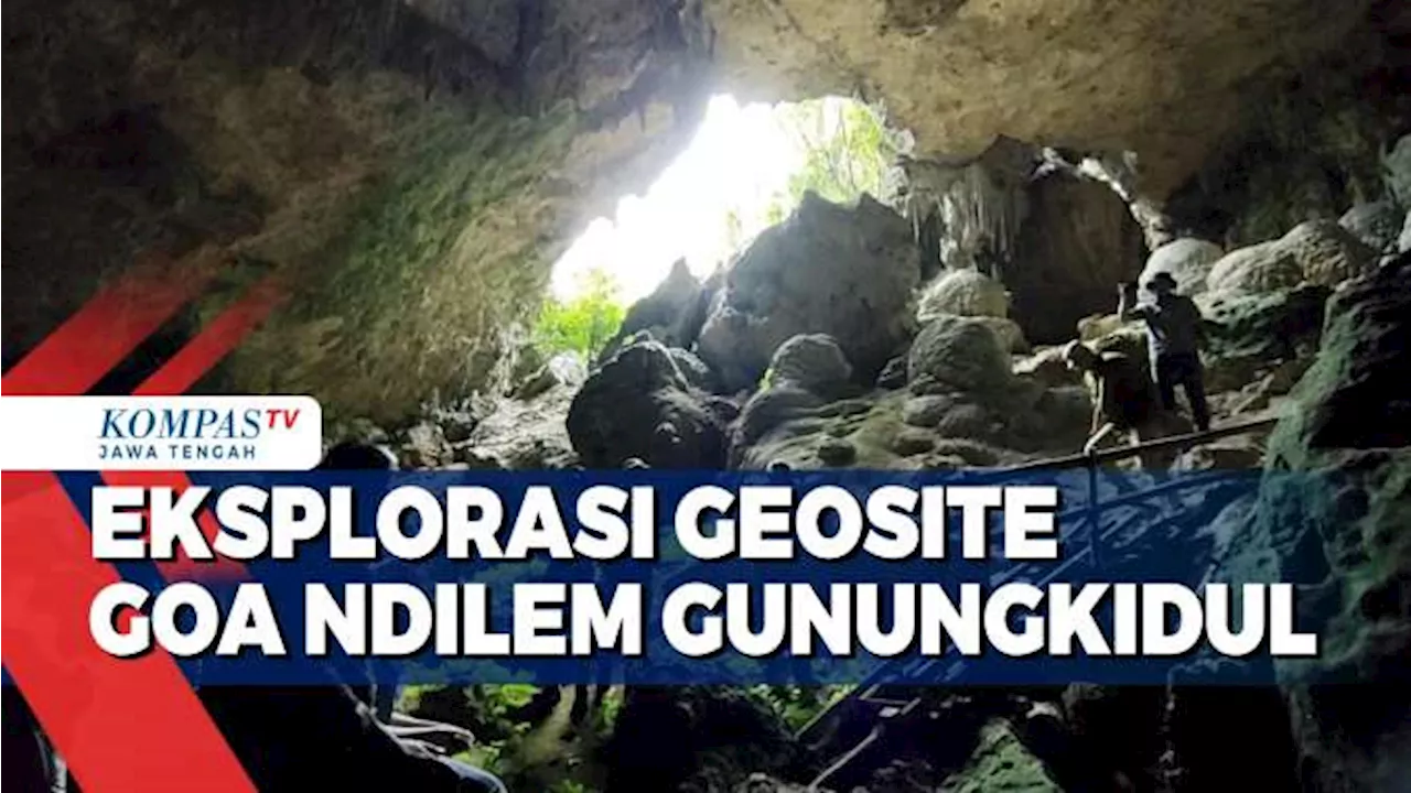 Eksplorasi Geosite Goa Ndilem Gunungkidul