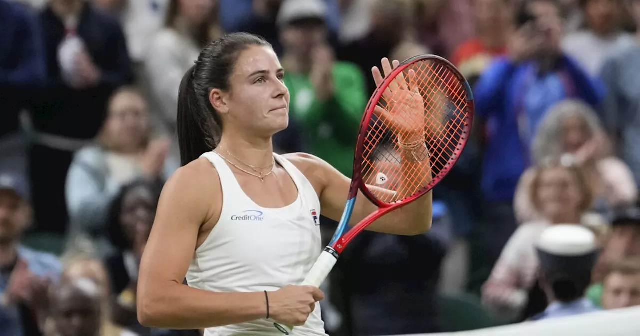 Emma Navarro has defeated Coco Gauff in a Wimbledon upset