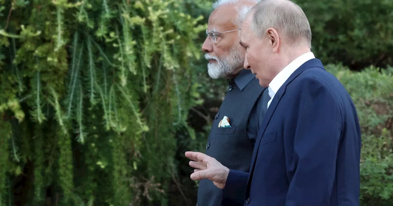 India's Modi goes to Moscow for his 1st visit since Russia invaded Ukraine