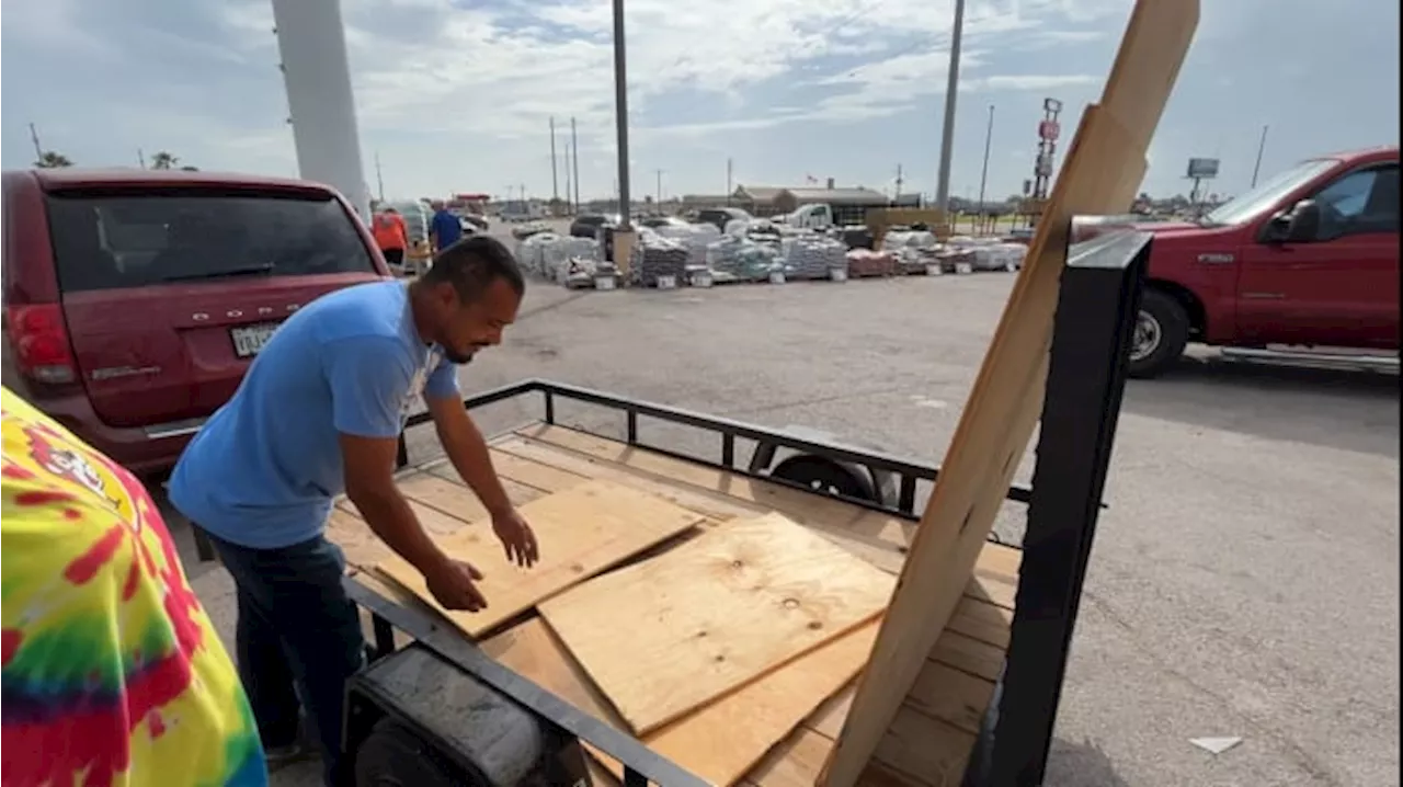 Running out of time and supplies. Beryl making final approach to Texas Gulf Coast