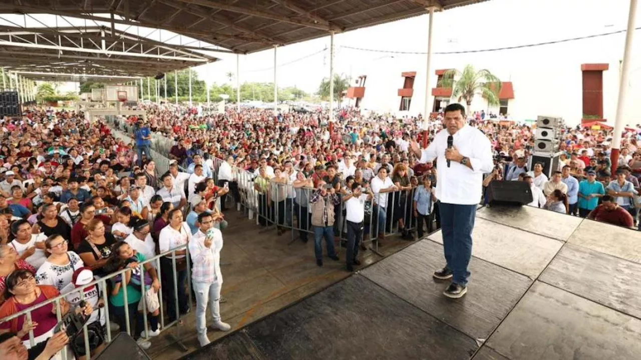 Concluye Javier May primer recorrido como gobernador electo por los 17 municipios de Tabasco