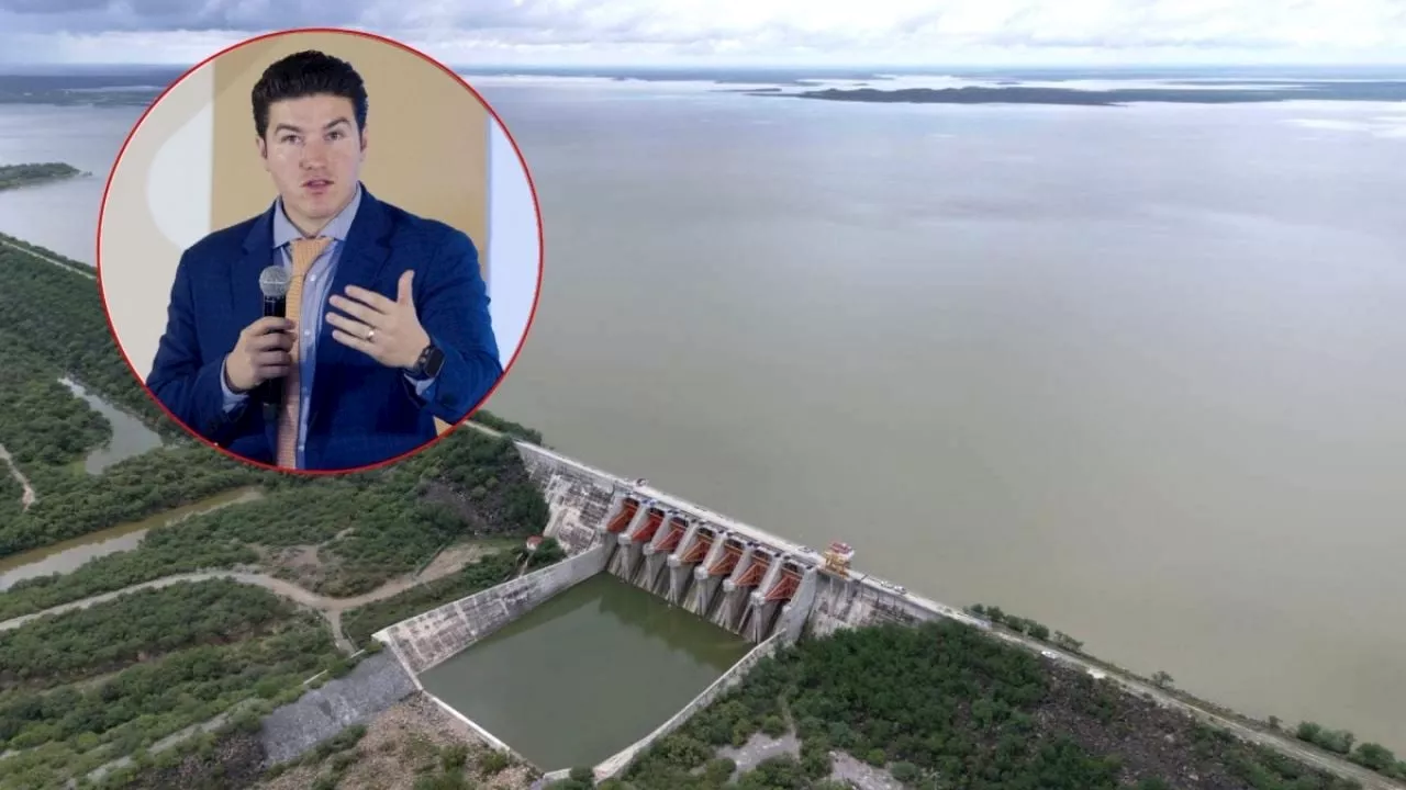 Samuel García no dará agua a Tamaulipas; presas en Nuevo León se llenan