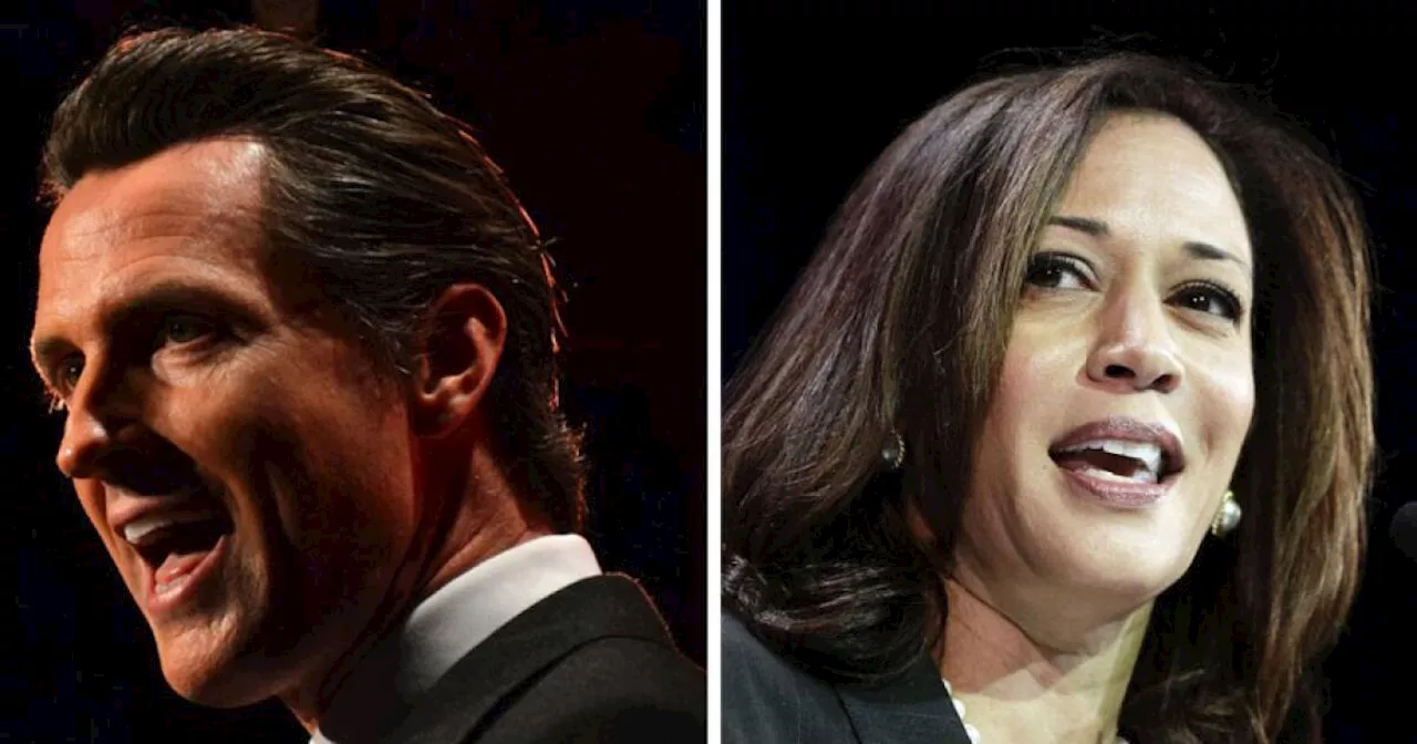 Harris, Newsom hit the trail in support of embattled President Biden