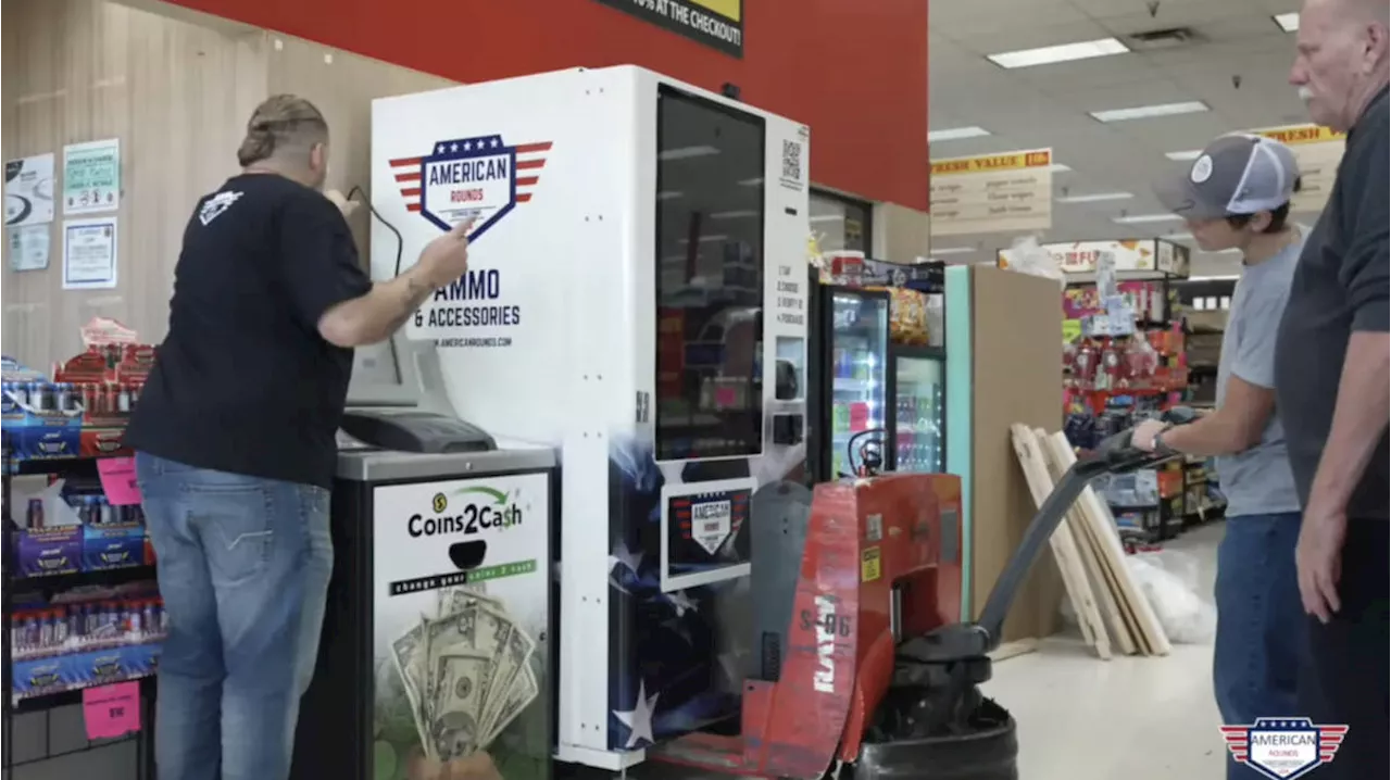 Gun owners in three US states can now buy ammunition from vending machines