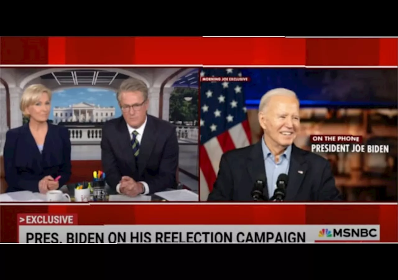 Biden Incoherently Attempts to Make His Case to Stay in the Race on Morning Joe