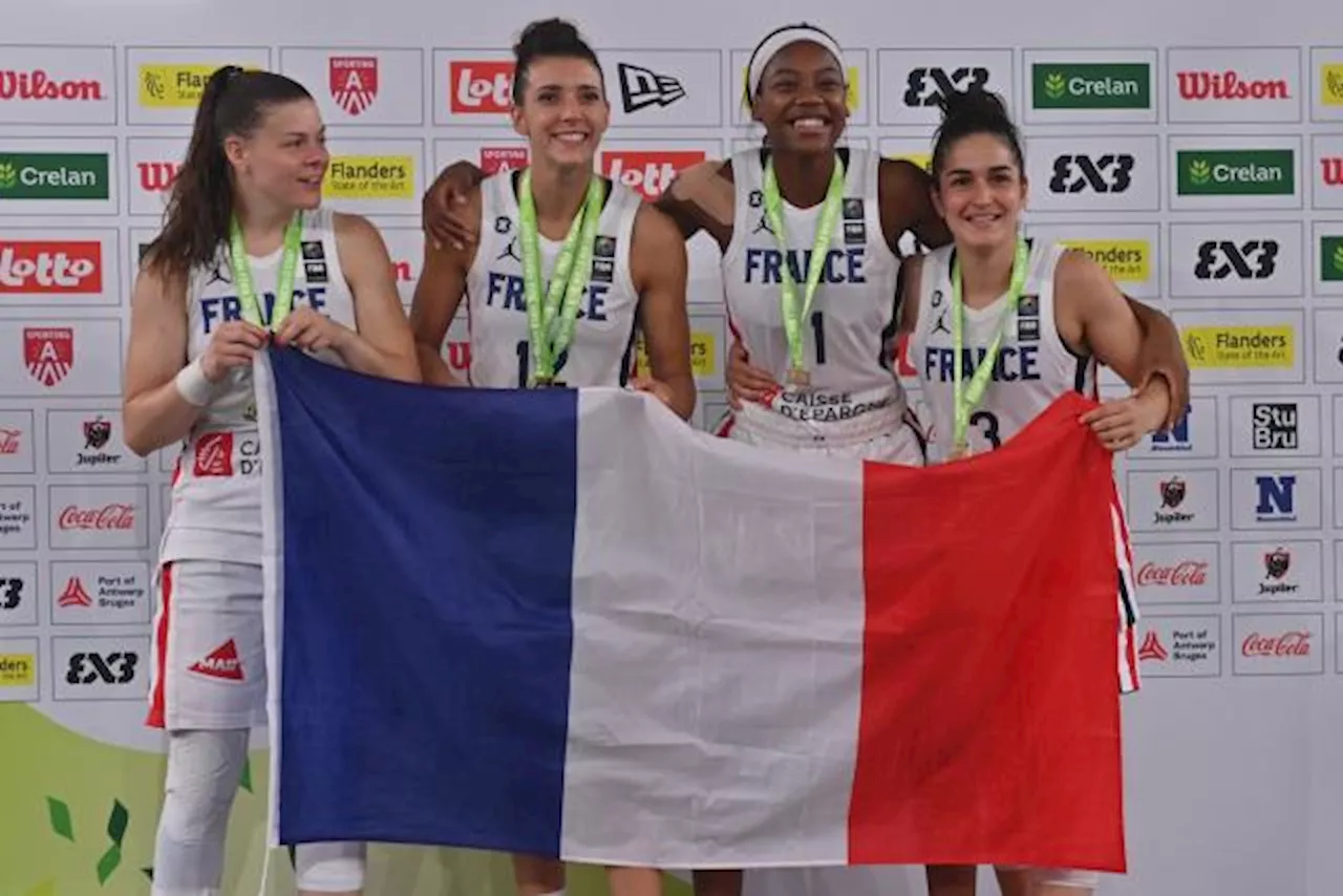 Les Bleues du 3x3 avec Guapo et Séguéla aux JO de Paris 2024