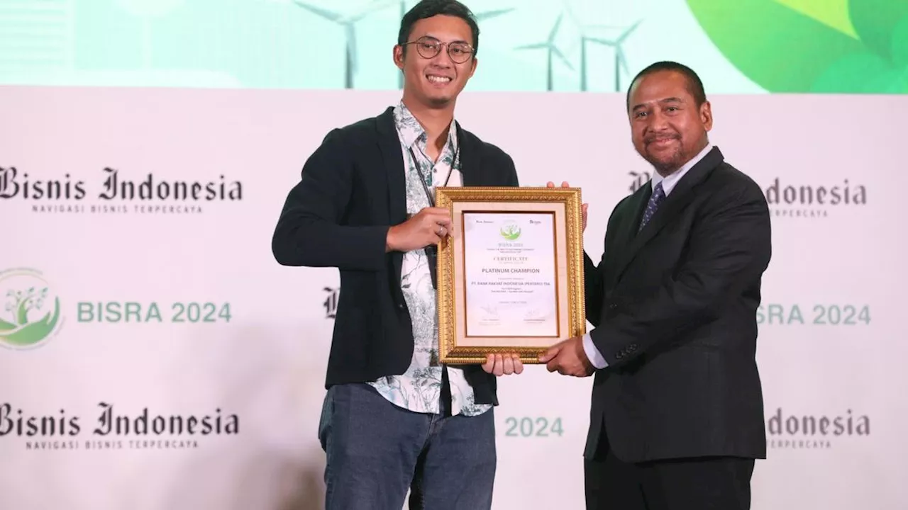 BRI Raih Penghargaan Platinum BISRA Awards 2024, Buah Manis Konsisten Atasi Masalah Sampah dan Lawan Perubahan Iklim