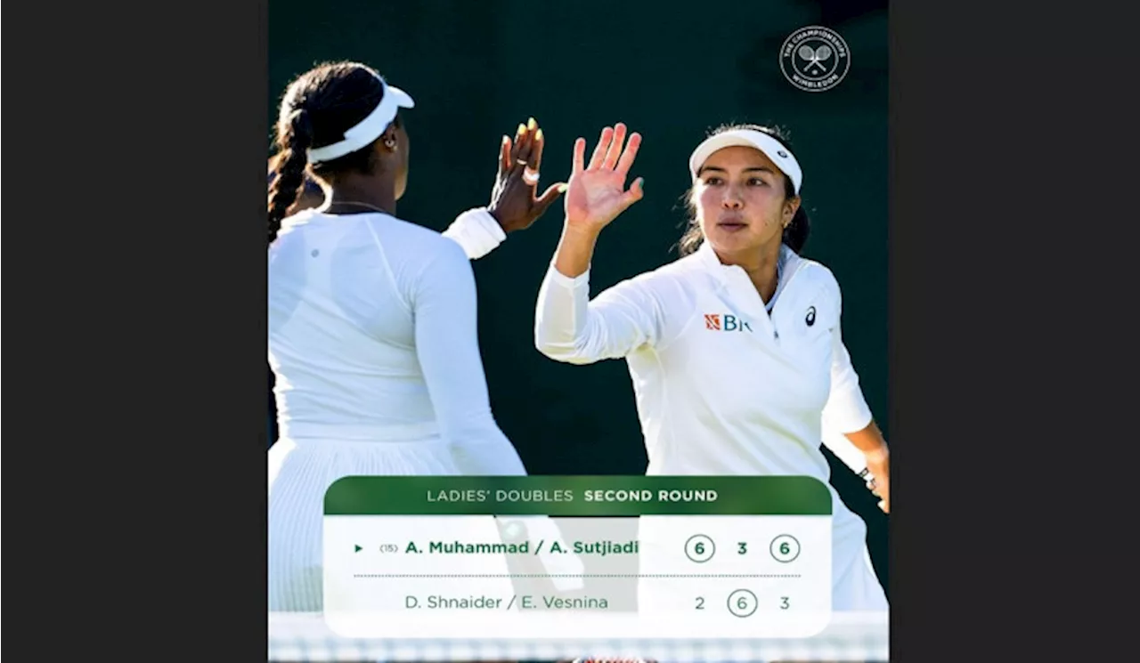 Aldila Sutjiadi Melaju ke 16 Besar Wimbledon