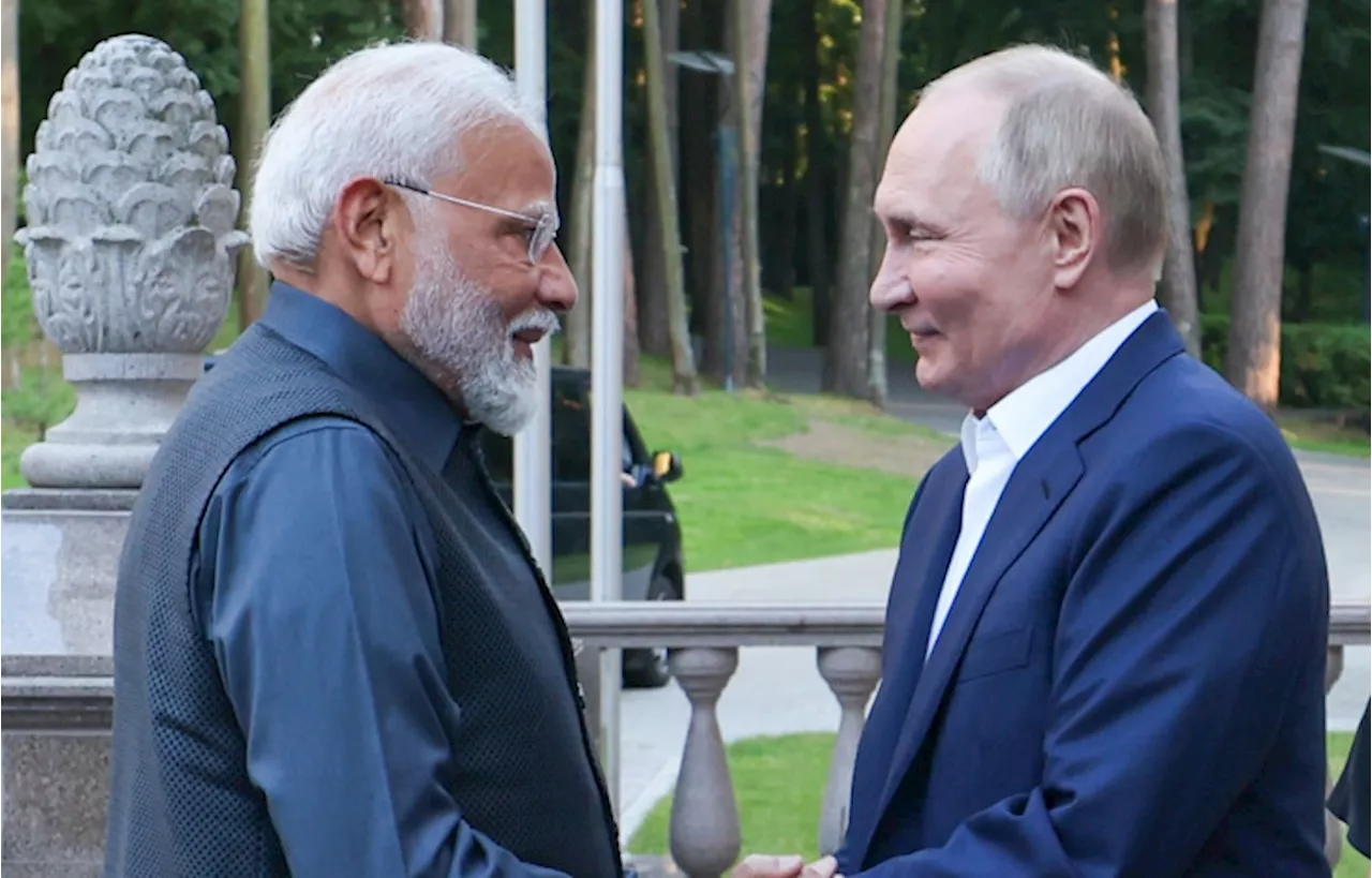 Perdana Menteri India Narendra Modi ke Rusia untuk Pembicaraan dengan Vladimir Putin