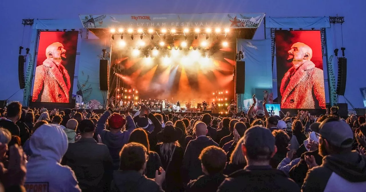 Johnny Marr joins James on stage as they close Lytham Festival with iconic set