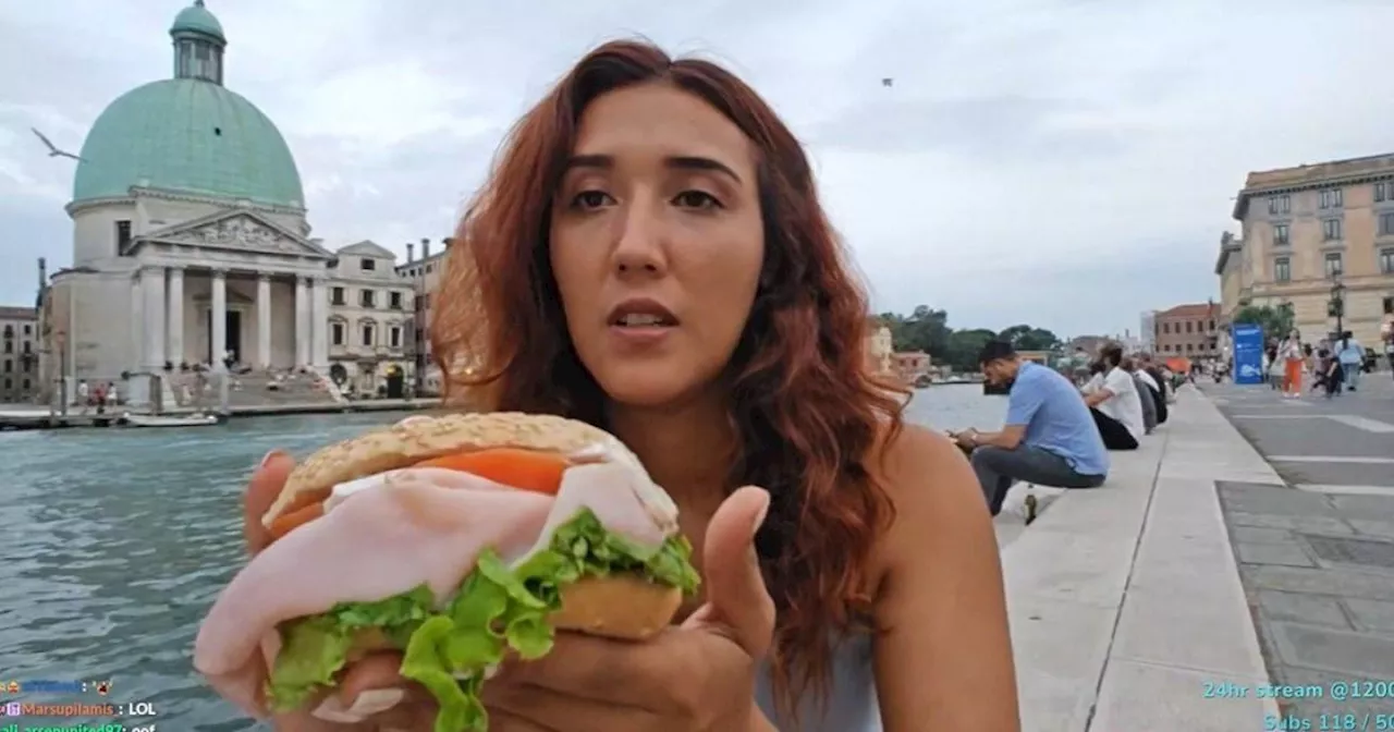 Twitch streamer has her sandwich stolen in savage seagull attack