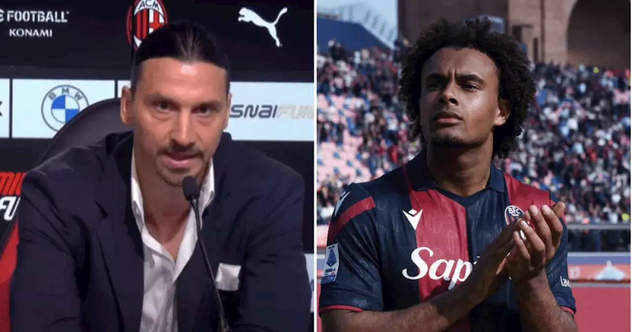 Zlatan Ibrahimovic responds to Man Utd beating AC Milan to Joshua Zirkzee transfer