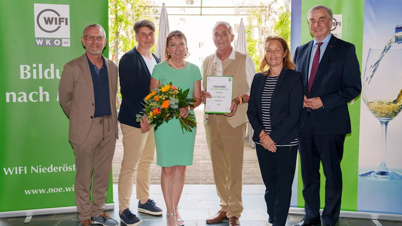 Bester Rotwein 2021: WIFI-Award für das Weingut Hagn