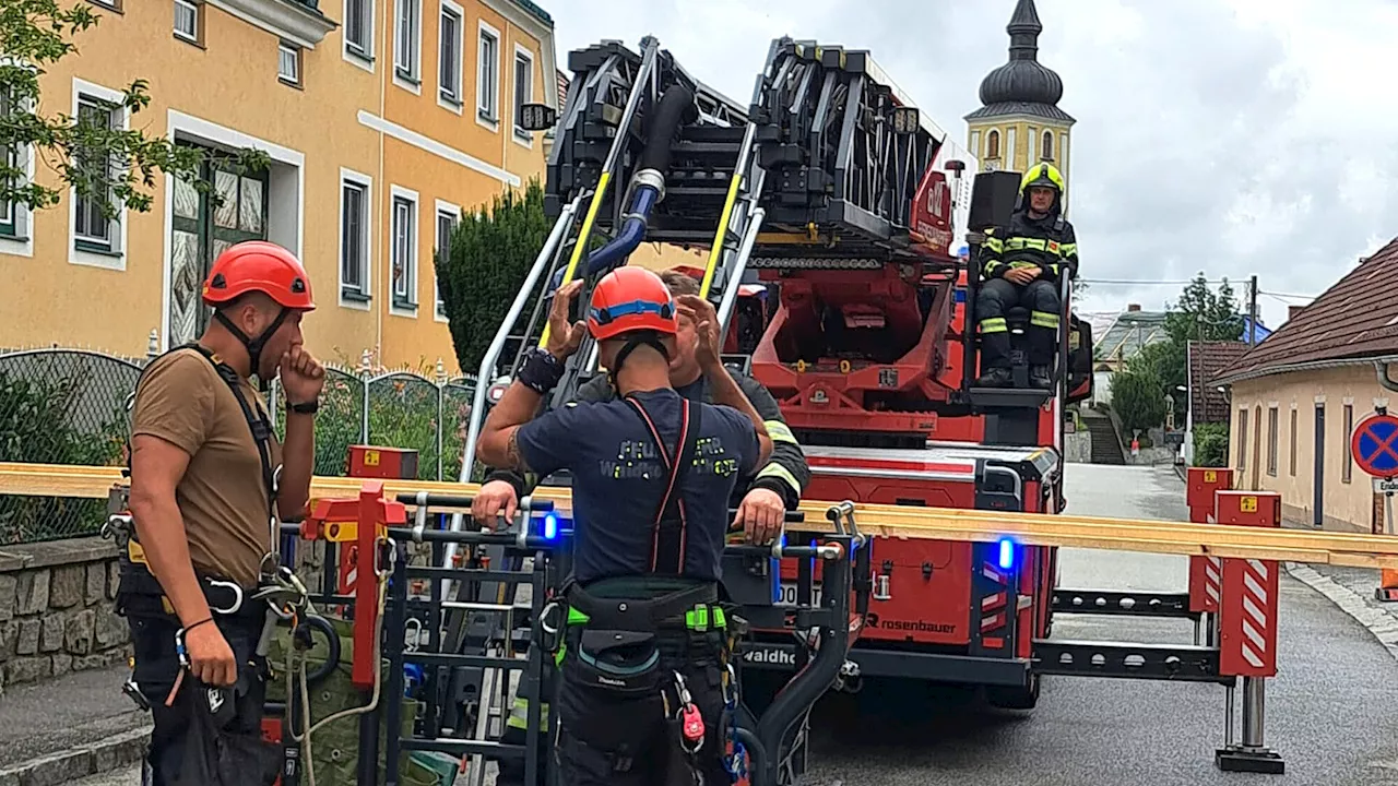 Erneut Unwettereinsätze im Bezirk Waidhofen an der Thaya