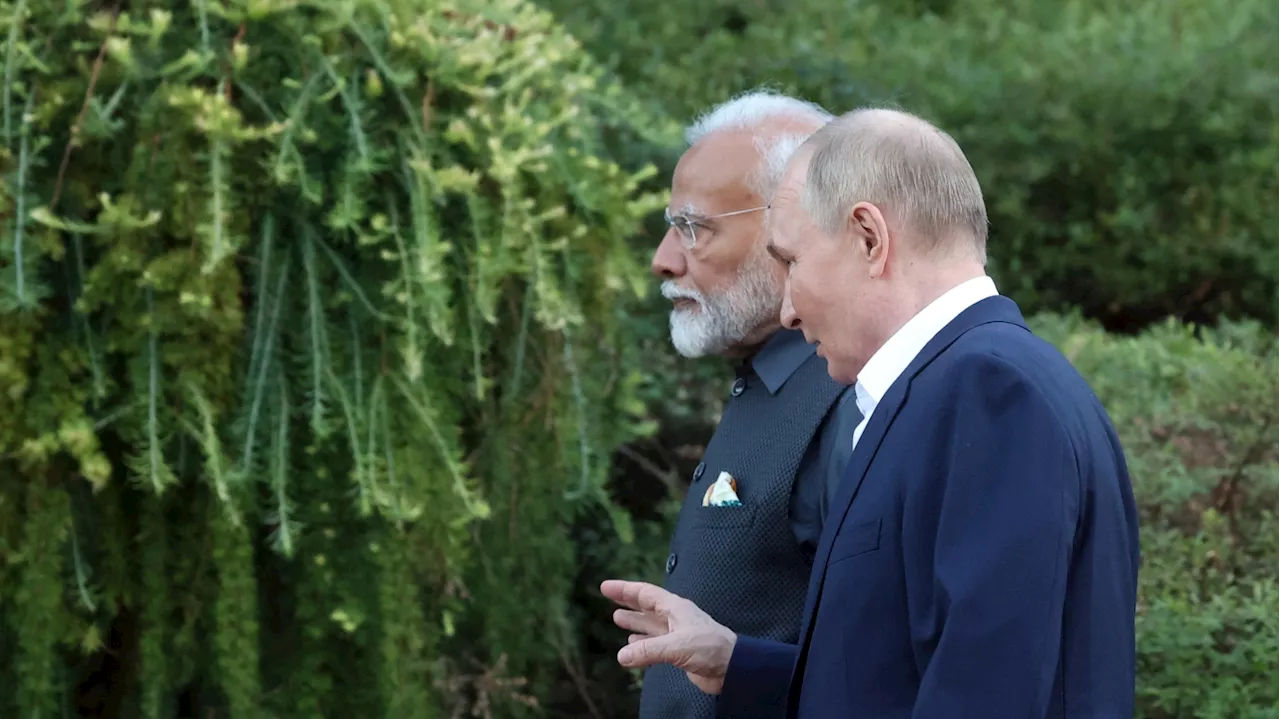 India's Modi goes to Moscow for his 1st visit since Russia invaded Ukraine