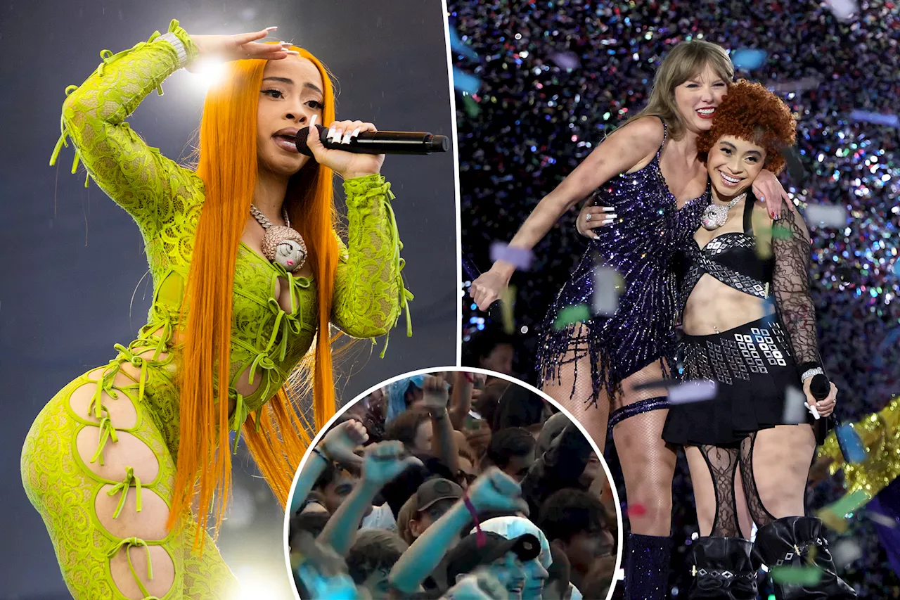 How Ice Spice reacted when fans booed her Taylor Swift song 'Karma' at music festival