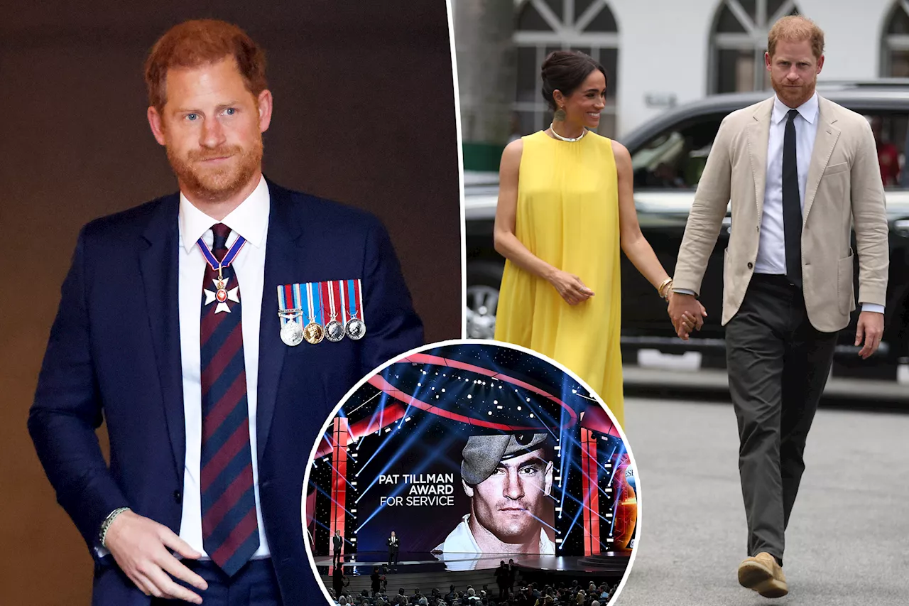 Prince Harry 'stunned' by backlash to his Pat Tillman ESPY Award nod: 'Bitter pill to swallow'