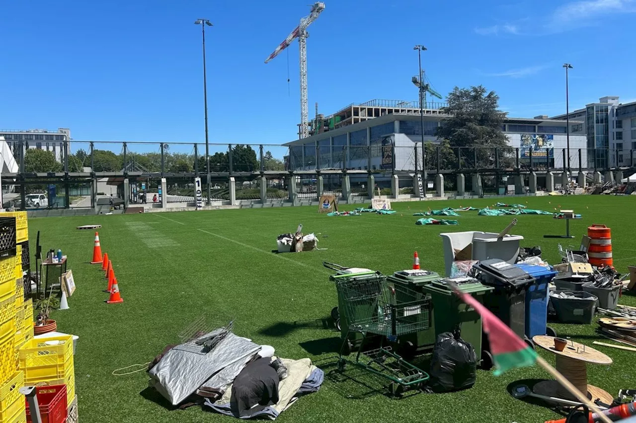 Pro-Palestinian protesters dismantle UBC camp after two months