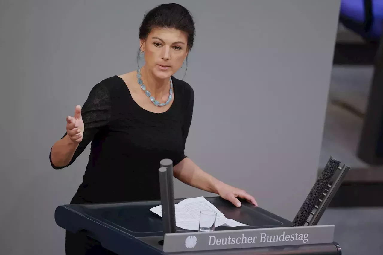 Wagenknech Sahra Wagenknecht, líder del alemán BSW Es incorrecto