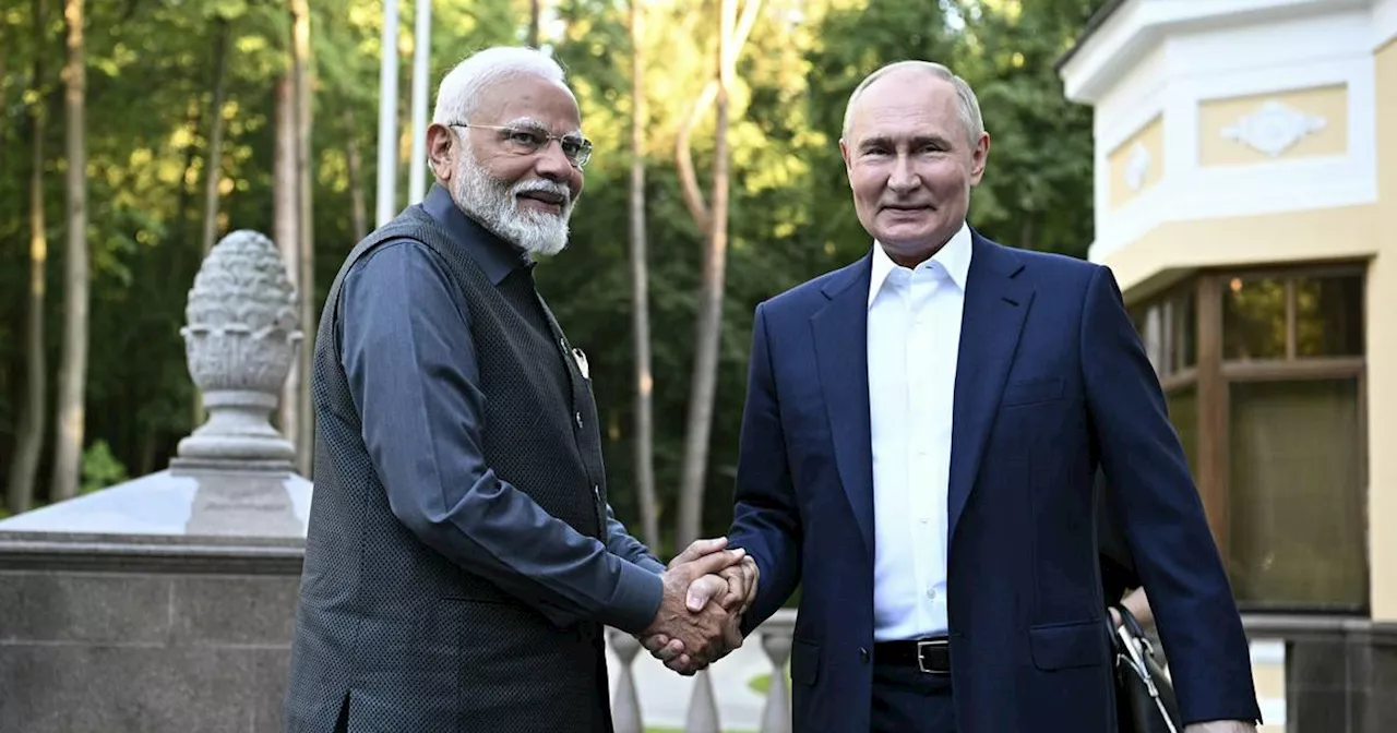 Indischer Premier in Russland​: Putin empfängt Modi zum Tee​