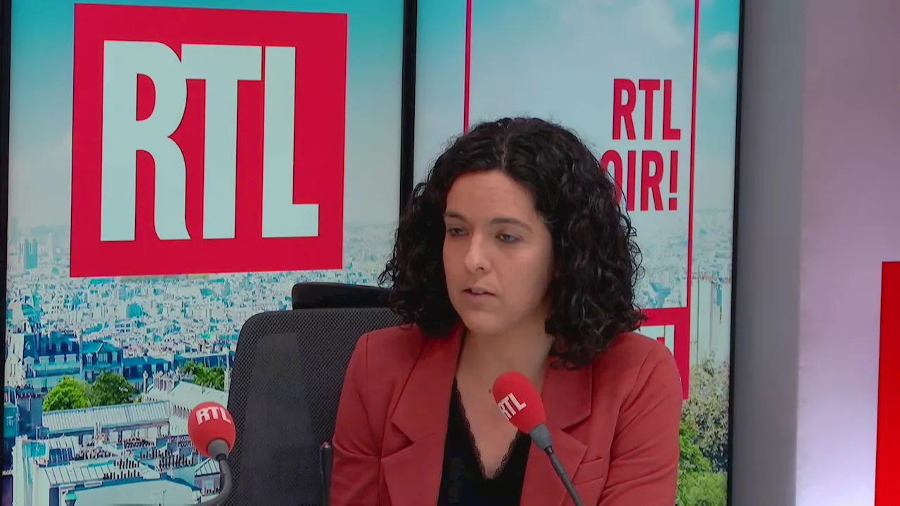 Manon Aubry, députée européenne LFI, est l'invitée de RTL Bonsoir